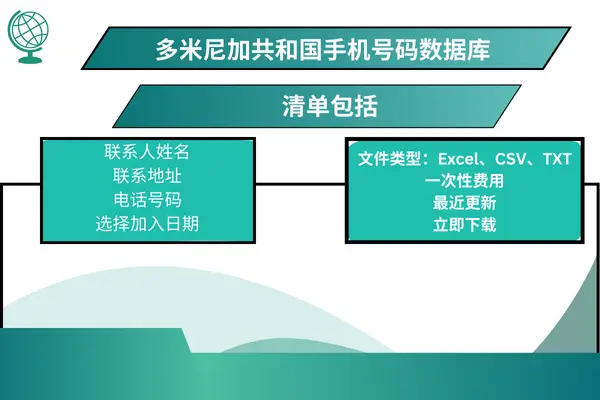 多米尼加共和国手机号码数据库