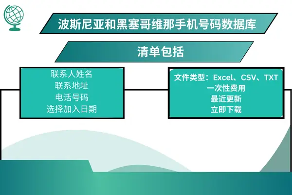 波斯尼亚和黑塞哥维那手机号码数据库